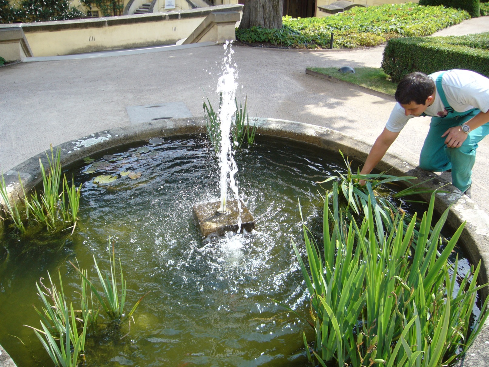 Vrtbovská zahrada - fontána